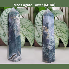 Load image into Gallery viewer, Moss Agate Tower