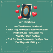 Load image into Gallery viewer, The Energetic Mirror: How They See You Tarot Reading