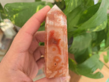 Load image into Gallery viewer, Carnelian flower Agate Tower