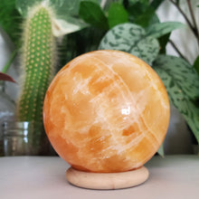 Load image into Gallery viewer, Orange Calcite Sphere (A)