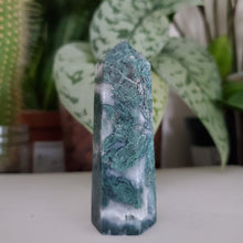 Load image into Gallery viewer, Moss Agate Tower (E)
