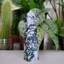 Load image into Gallery viewer, Moss Agate Tower (C)