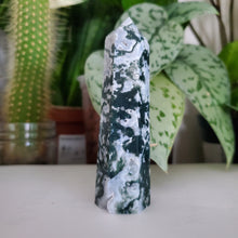 Load image into Gallery viewer, Moss Agate Tower (C)