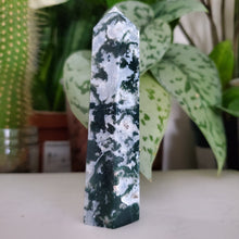 Load image into Gallery viewer, Moss Agate Tower (C)