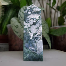 Load image into Gallery viewer, Moss Agate Tower (B)
