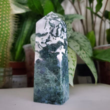 Load image into Gallery viewer, Moss Agate Tower (B)