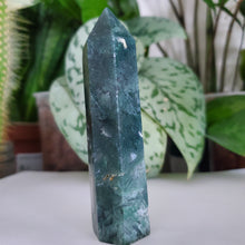 Load image into Gallery viewer, Moss Agate Tower (M16F)