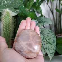 Load image into Gallery viewer, Peach Moonstone Palm Stone