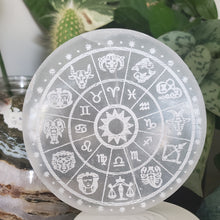 Load image into Gallery viewer, Zodiac Selenite Plate