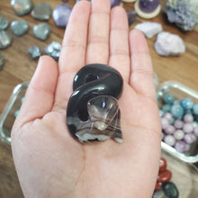 Load image into Gallery viewer, Black Agate Snake