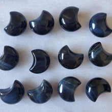Load image into Gallery viewer, Blue Tigers Eye Moon