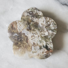 Load image into Gallery viewer, Moss Agate Flower Shape Bowl