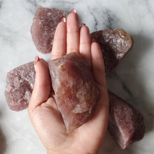 Load image into Gallery viewer, Strawberry Quartz Raw Stone