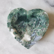 Load image into Gallery viewer, Moss Agate heart bowl