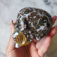 Load image into Gallery viewer, Ocean Jasper skull