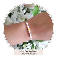 Load image into Gallery viewer, Intention Bracelet - Happy New Beginnings