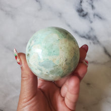 Load image into Gallery viewer, Green Moonstone Sphere