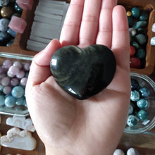 Load image into Gallery viewer, Golden Obsidian Heart (C)