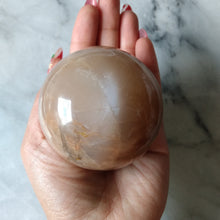 Load image into Gallery viewer, Peach Moonstone Sphere