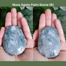 Load image into Gallery viewer, Moss Agate Palm Stone (A)