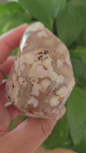 Load and play video in Gallery viewer, Carnelian flower Agate Flame (C)
