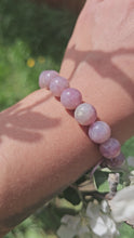 Load and play video in Gallery viewer, Lavender Rose Quartz Bracelet
