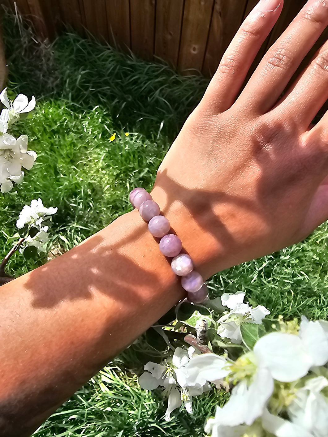 Lavender Rose Quartz Bracelet