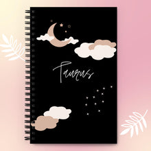 Load image into Gallery viewer, Taurus Spiral Dream notebook
