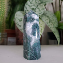 Load image into Gallery viewer, Moss Agate Tower (E)
