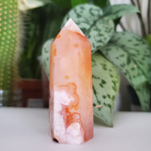 Load image into Gallery viewer, Red Flower Agate Tower (B)
