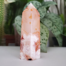 Load image into Gallery viewer, Red Flower Agate Tower (B)

