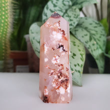Load image into Gallery viewer, Red Flower Agate Tower (C)
