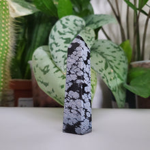 Load image into Gallery viewer, Snowflake Obsidian Tower
