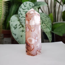 Load image into Gallery viewer, Red Flower Agate Tower (A)

