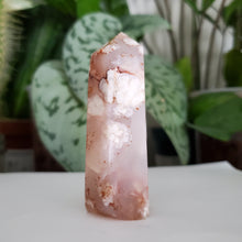 Load image into Gallery viewer, Red Flower Agate Tower (A)
