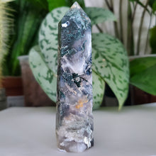 Load image into Gallery viewer, Moss Agate Tower (M18D)
