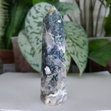 Load image into Gallery viewer, Moss Agate Tower (M18D)
