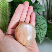 Load image into Gallery viewer, Peach Moonstone Palm Stone (A)
