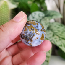 Load image into Gallery viewer, Ocean Jasper Mini Sphere (OJ11B)
