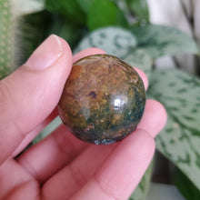 Load image into Gallery viewer, Ocean Jasper Mini Sphere (OJ11J)
