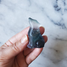 Load image into Gallery viewer, Rainbow Fluorite Wolf
