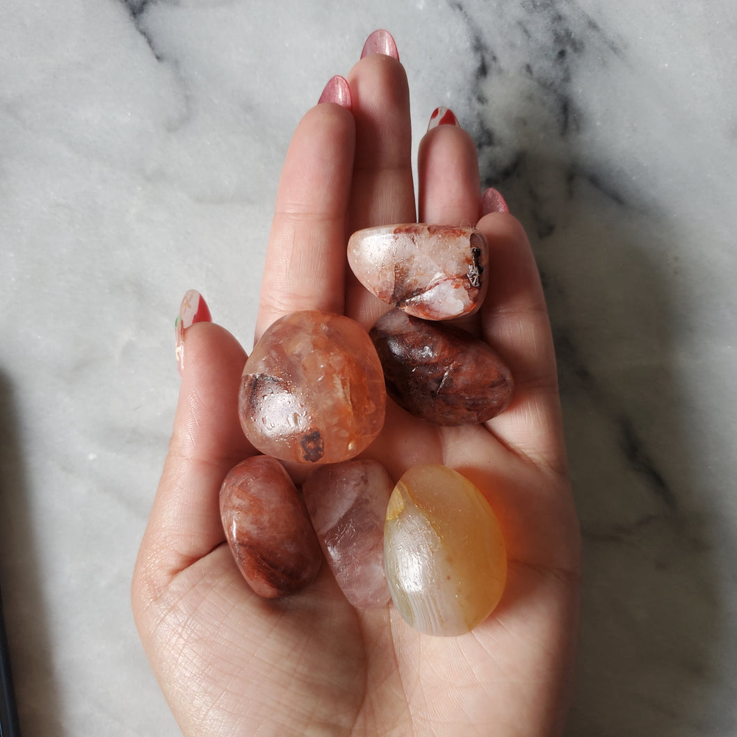 Fire Quartz Tumble Stone