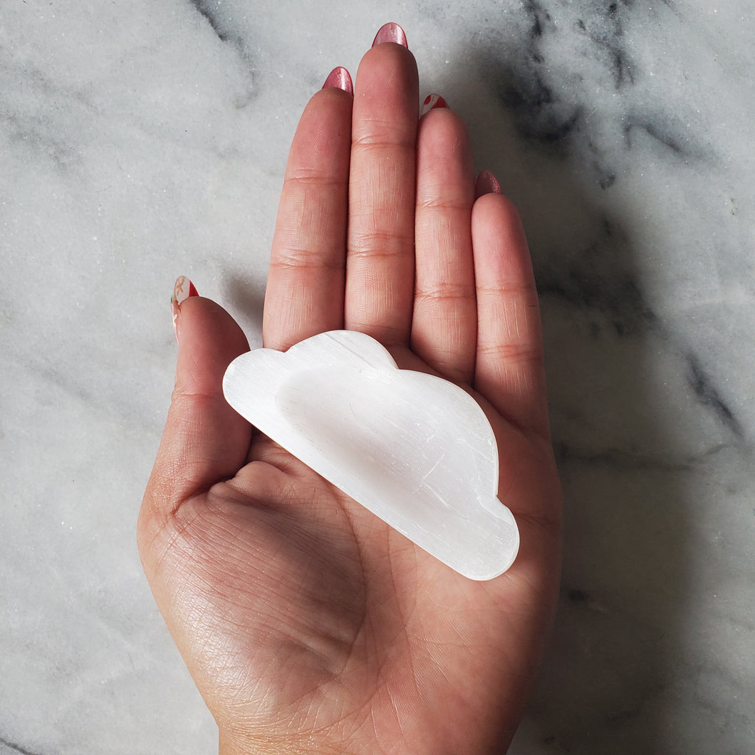 Selenite Cloud Bowl