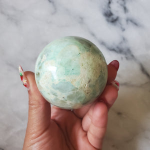 Green Moonstone Sphere