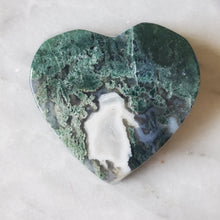 Load image into Gallery viewer, Moss Agate heart bowl
