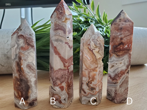 Mexican Lace Agate Towers