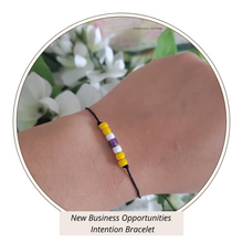 Load image into Gallery viewer, Intention Bracelet - New Business Opportunities
