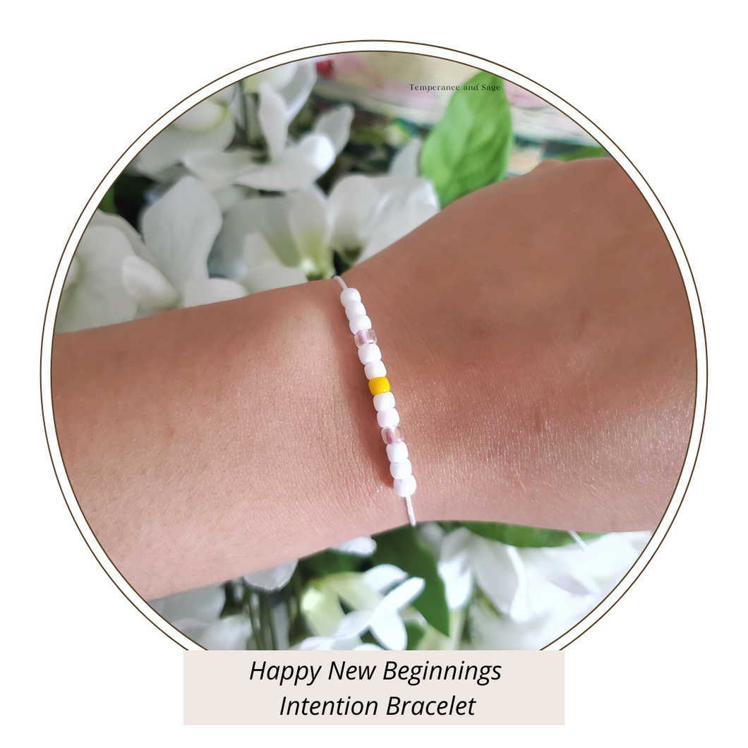 Intention Bracelet - Happy New Beginnings