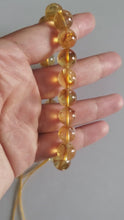 Load and play video in Gallery viewer, Citrine Bracelet (Big Beads)
