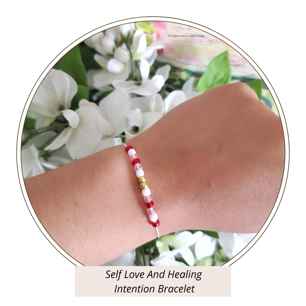 Intention Bracelet - Self Love and Healing